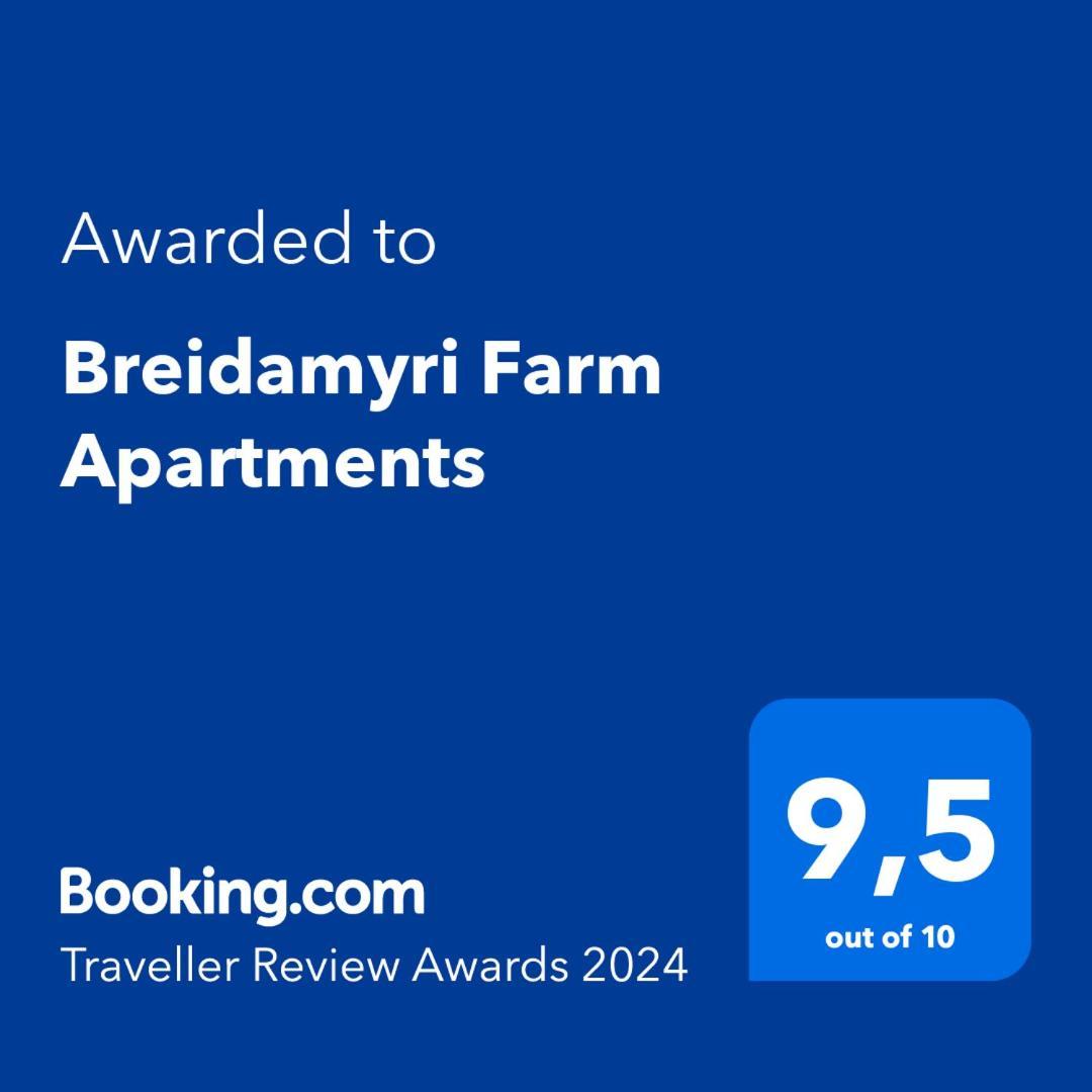 Breidamyri Farm Apartments ラウガー エクステリア 写真